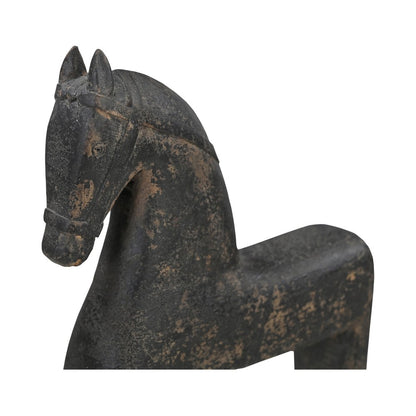 Moes Home - Gallant Wooden Sculpture Black - PZ-1013-02 view 6