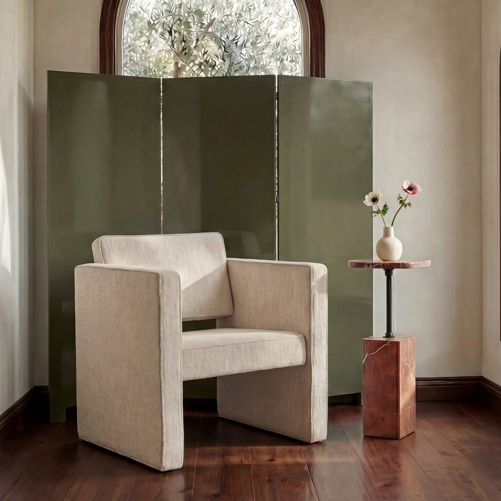 Moes Home - Garbo Screen Deep Olive Lacquer - EW-1040-27 view 6
