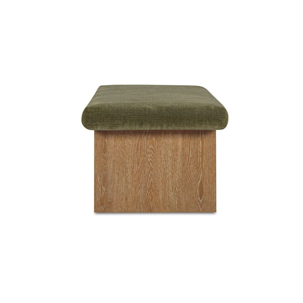 Moes Home - Gemma Storage Bench Dark Green - FO-1050-27 view 4