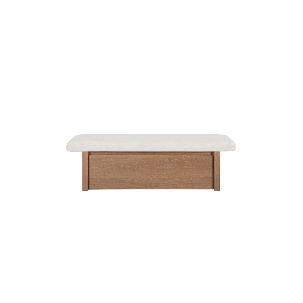 Moes Home - Gemma Storage Bench Oat - FO-1050-05 view 2