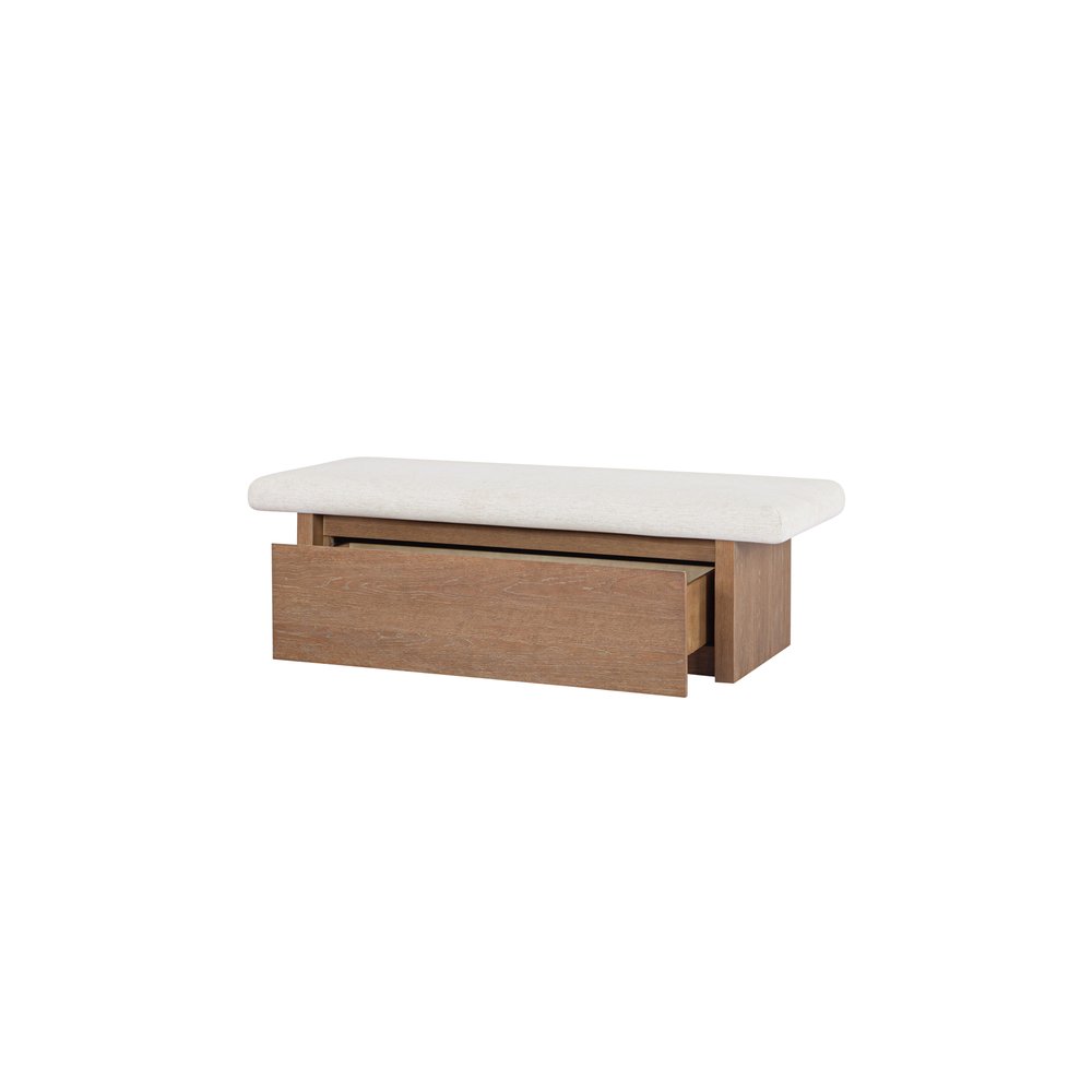 Moes Home - Gemma Storage Bench Oat - FO-1050-05 view 5