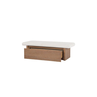 Moes Home - Gemma Storage Bench Oat - FO-1050-05 view 5