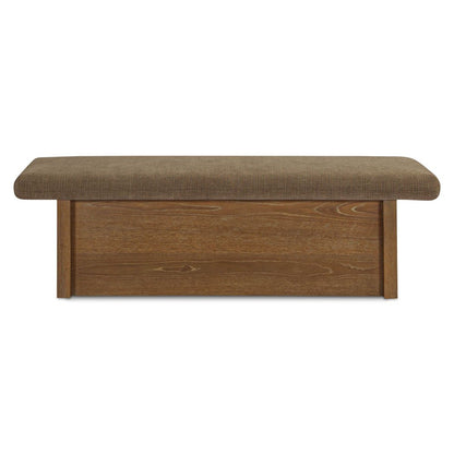 Moes Home - Gemma Storage Bench Taupe - FO-1050-39 view 4