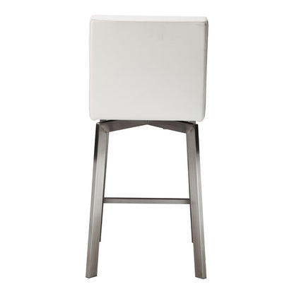 Moes Home - Giro Counter Stool in White - EH-1039-18 veiw 3