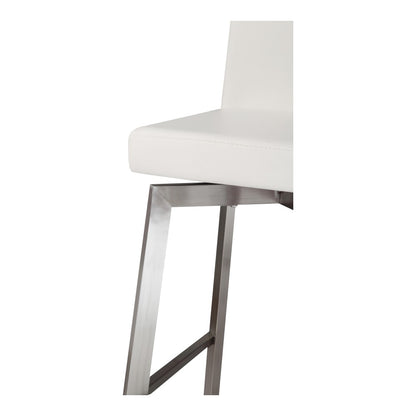 Moes Home - Giro Counter Stool in White - EH-1039-18 veiw 4