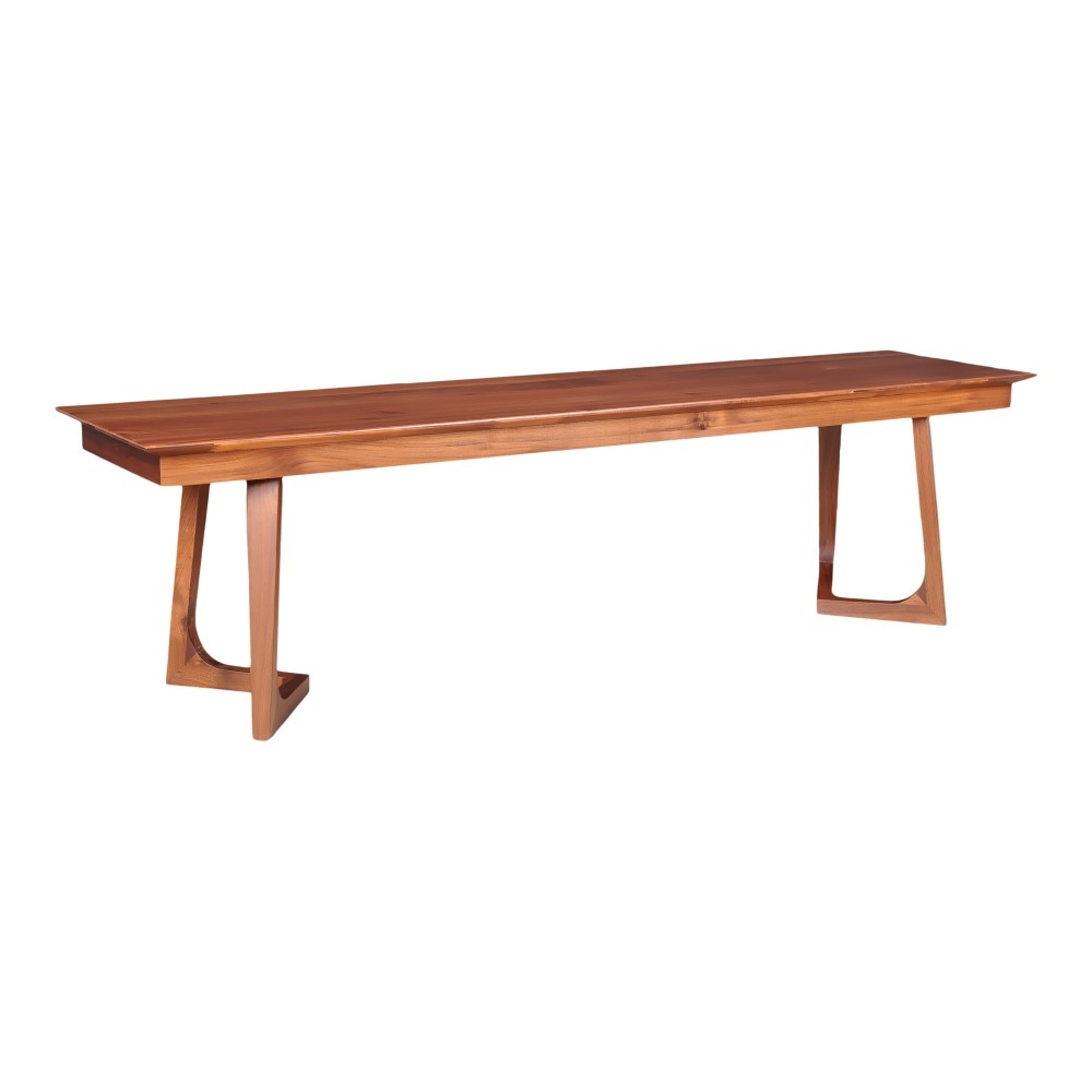 Moes Home - Godenza Bench in Walnut - CB-1022-03-0 veiw 1