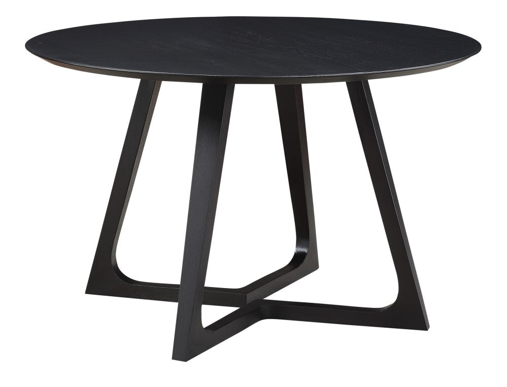 Moes Home - Godenza Dining Table Round Black Ash - CB-1003-02-0 veiw 1
