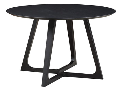 Moes Home - Godenza Dining Table Round Black Ash - CB-1003-02-0 veiw 1