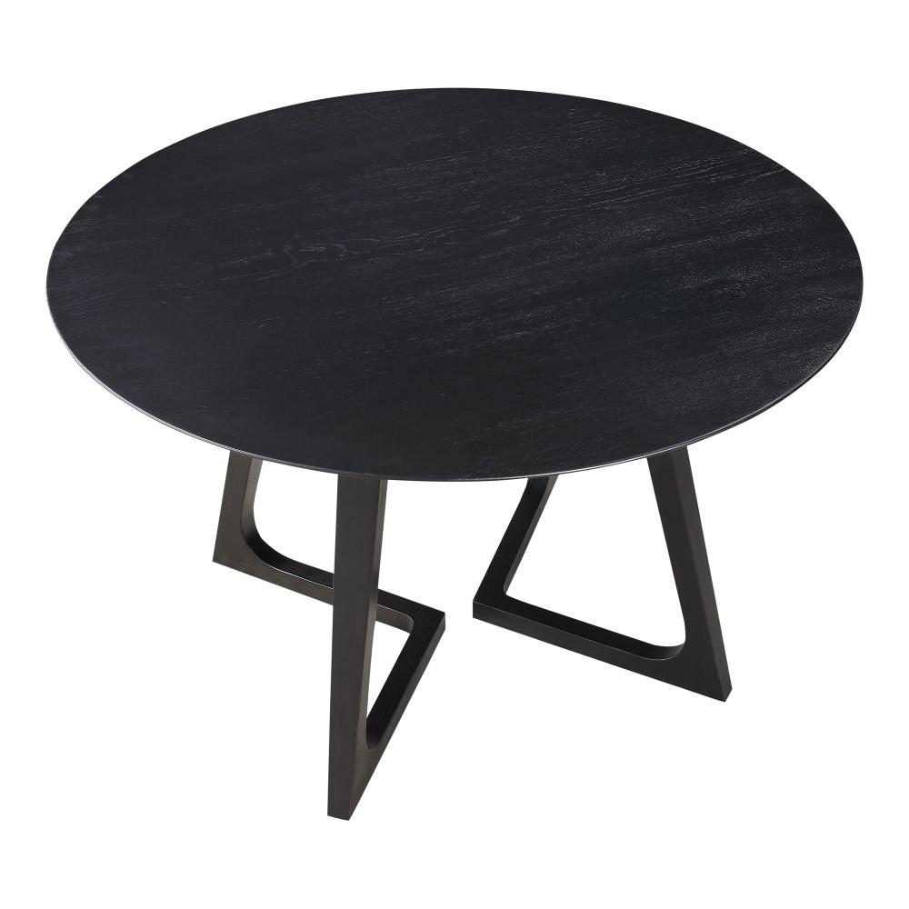 Moes Home - Godenza Dining Table Round Black Ash - CB-1003-02-0 veiw 3