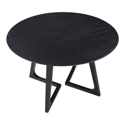 Moes Home - Godenza Dining Table Round Black Ash - CB-1003-02-0 veiw 3