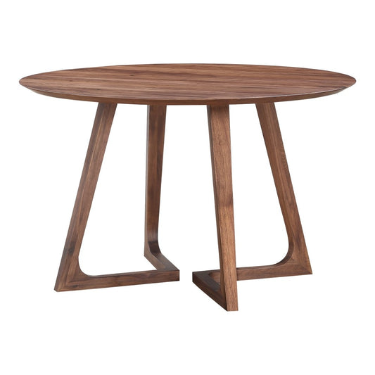 Moes Home - Godenza Dining Table Round in Walnut - CB-1003-03-0 veiw 2