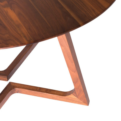 Moes Home - Godenza Dining Table Round in Walnut - CB-1003-03-0 veiw 4