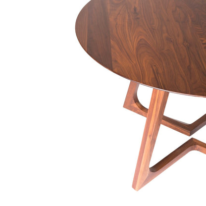 Moes Home - Godenza Dining Table Round in Walnut - CB-1003-03-0 veiw 5