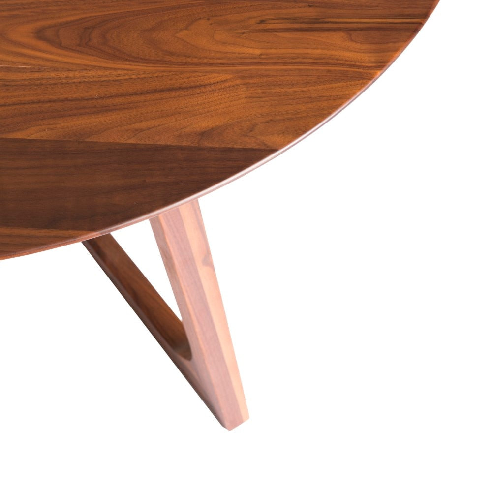 Moes Home - Godenza Dining Table Round in Walnut - CB-1003-03-0 veiw 6