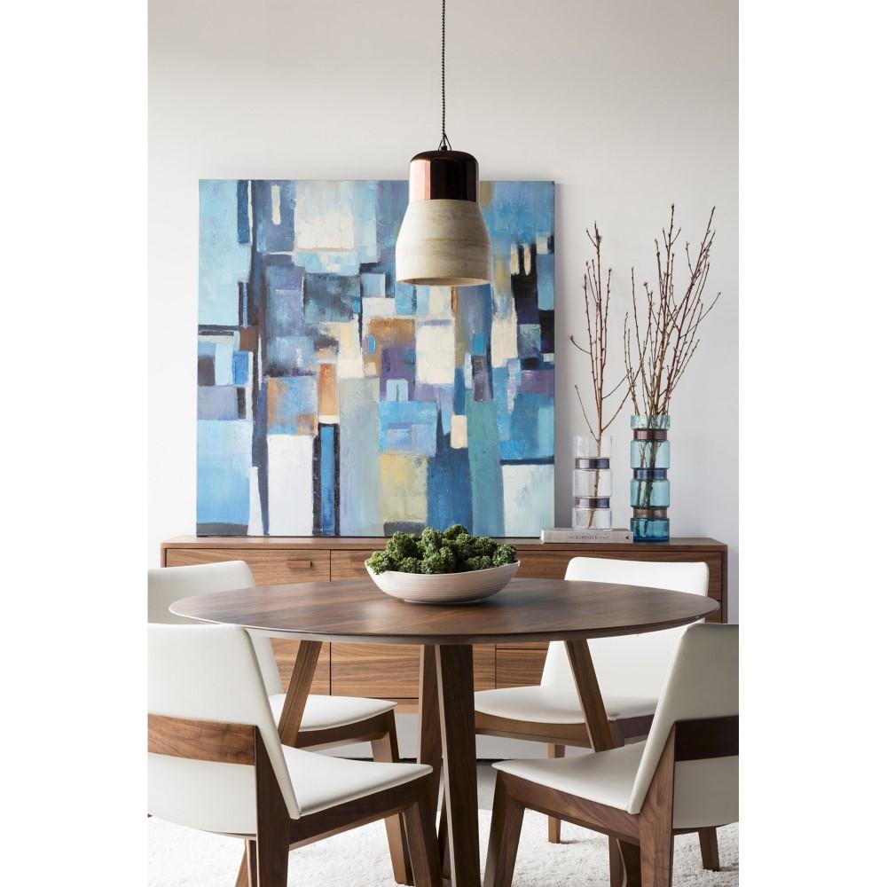 Moes Home - Godenza Dining Table Round in Walnut - CB-1003-03-0 veiw 8
