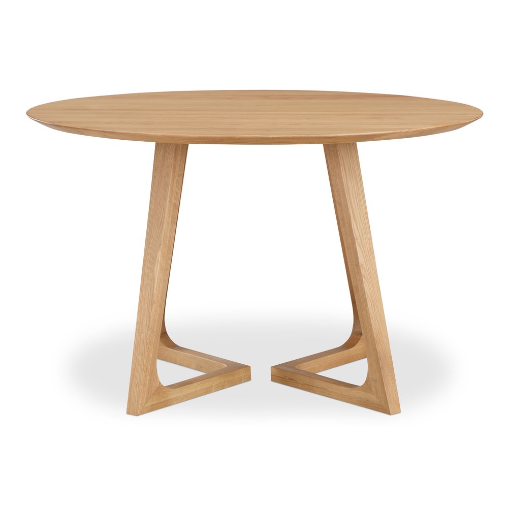 Moes Home - Godenza Round Dining Table Natural Oak - CB-1003-24-0 view 1