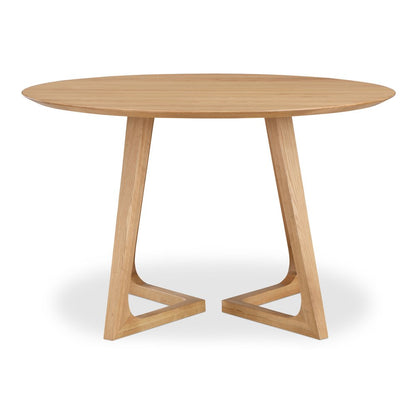 Moes Home - Godenza Round Dining Table Natural Oak - CB-1003-24-0 view 1