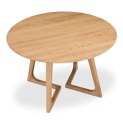 Moes Home - Godenza Round Dining Table Natural Oak - CB-1003-24-0 view 3