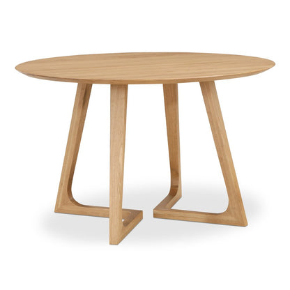 Moes Home - Godenza Round Dining Table Natural Oak - CB-1003-24-0 view 4