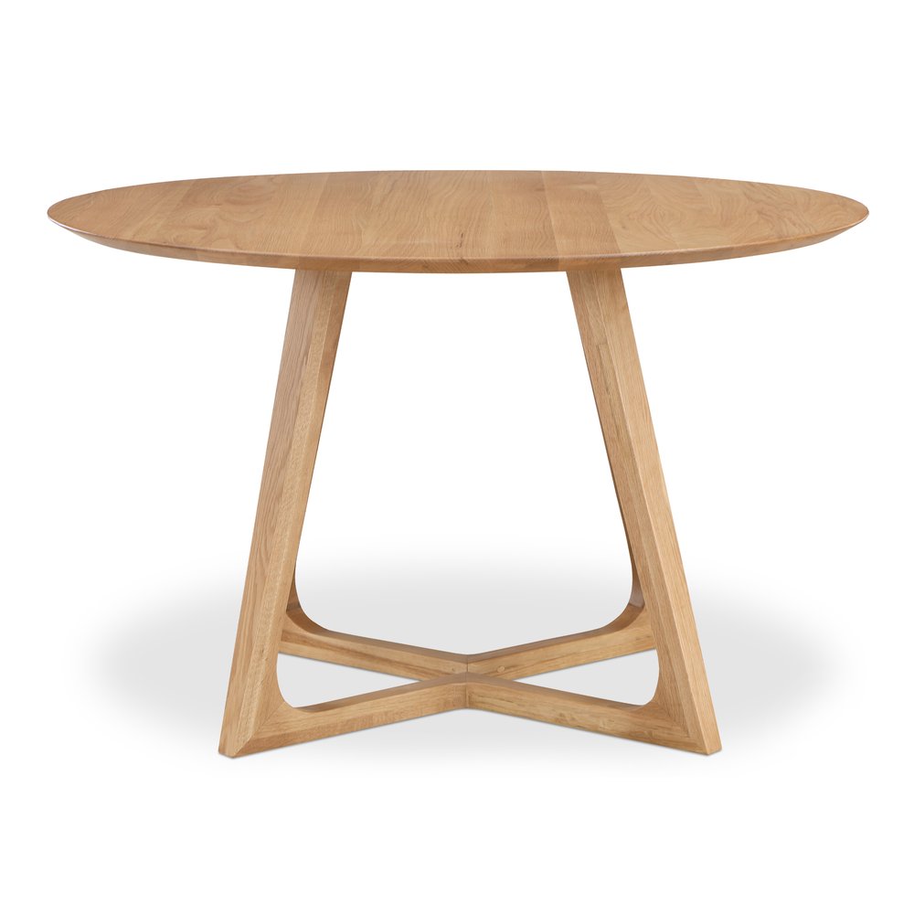 Moes Home - Godenza Round Dining Table Natural Oak - CB-1003-24-0 view 5
