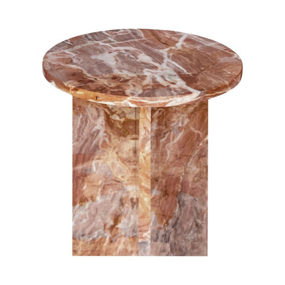 Moes Home - Grace Accent Table Orange Levante Marble - PJ-1021-12 view 8