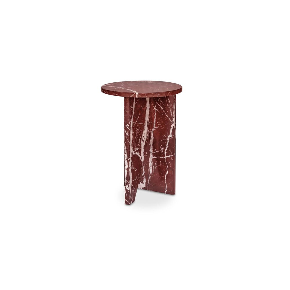 Moes Home - Grace Accent Table Rosso Levante Marble - PJ-1021-06 view 2