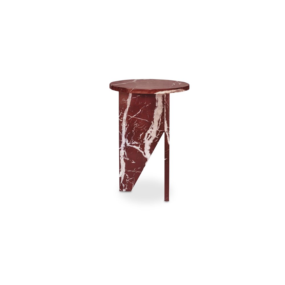Moes Home - Grace Accent Table Rosso Levante Marble - PJ-1021-06 view 3