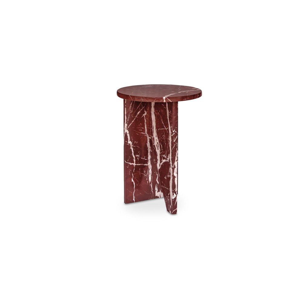 Moes Home - Grace Accent Table Rosso Levante Marble - PJ-1021-06 view 5