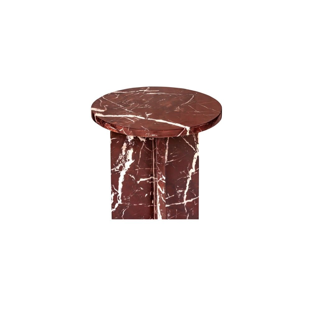Moes Home - Grace Accent Table Rosso Levante Marble - PJ-1021-06 view 7