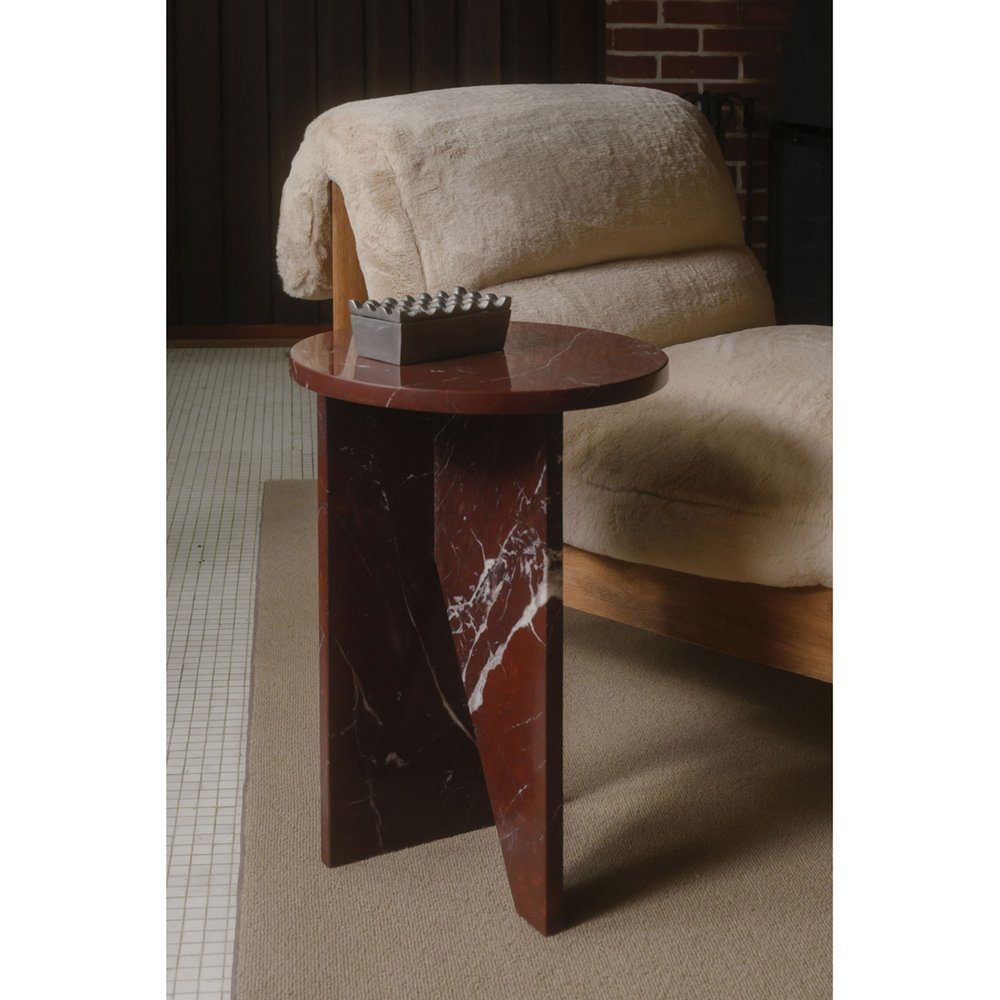 Moes Home - Grace Accent Table Rosso Levante Marble - PJ-1021-06 view 12