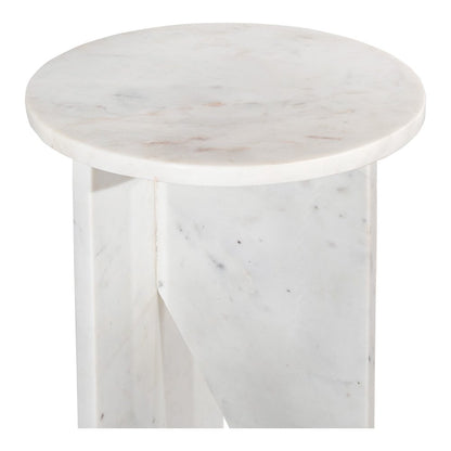Moes Home - Grace Accent Table White Marble - PJ-1021-18 view 6