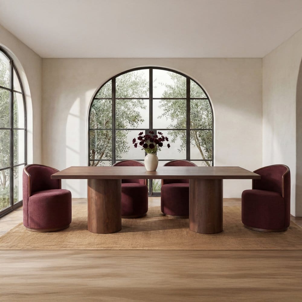 Moes Home - Hadley Dining Table Small Warm Brown - BB-1047-20-0 view 9