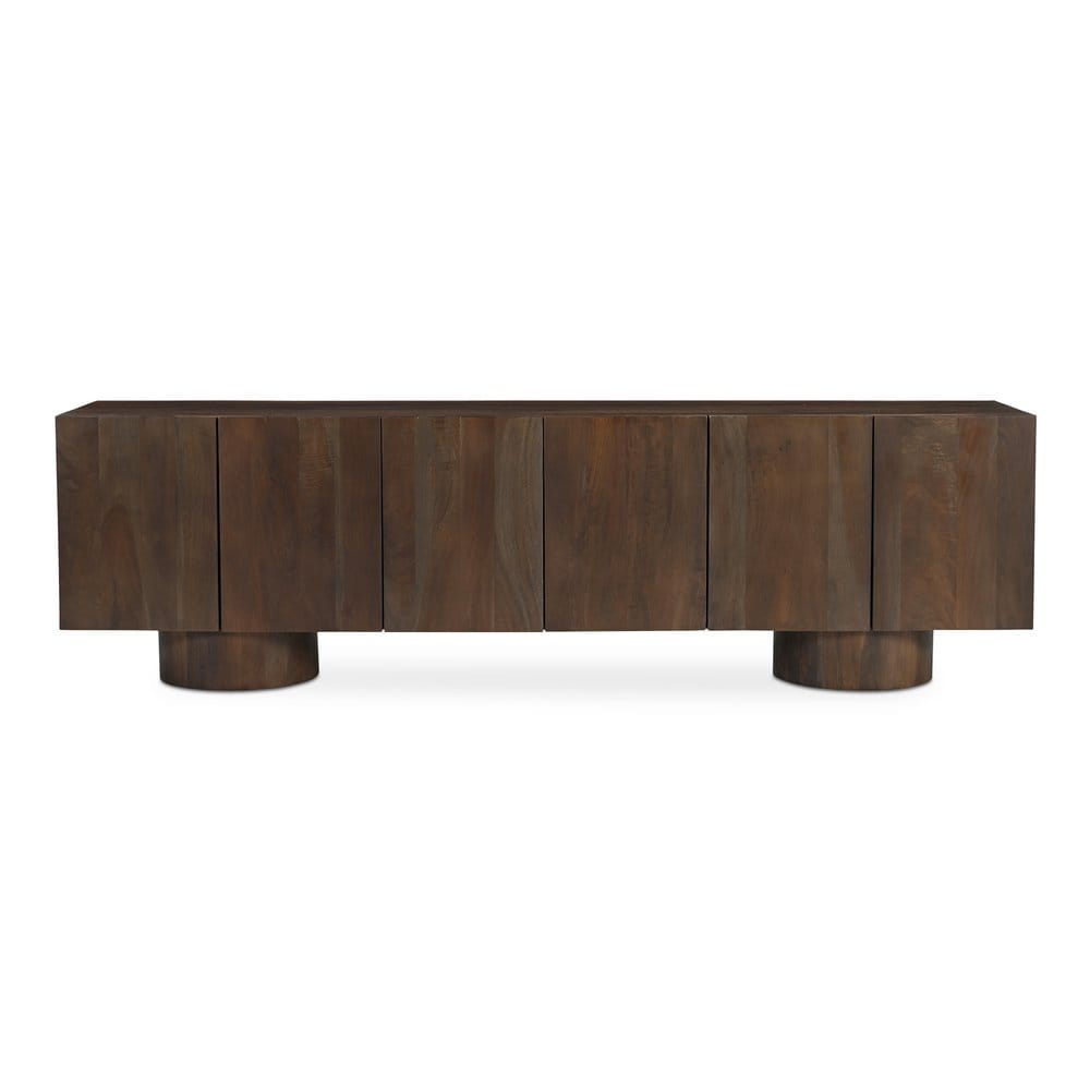 Moes Home - Hadley Media Unit Warm Brown - BB-1035-20 view 1