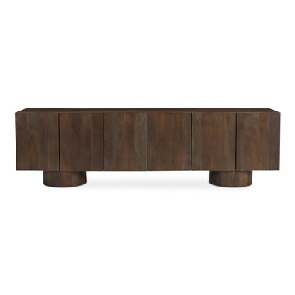 Moes Home - Hadley Media Unit Warm Brown - BB-1035-20 view 1