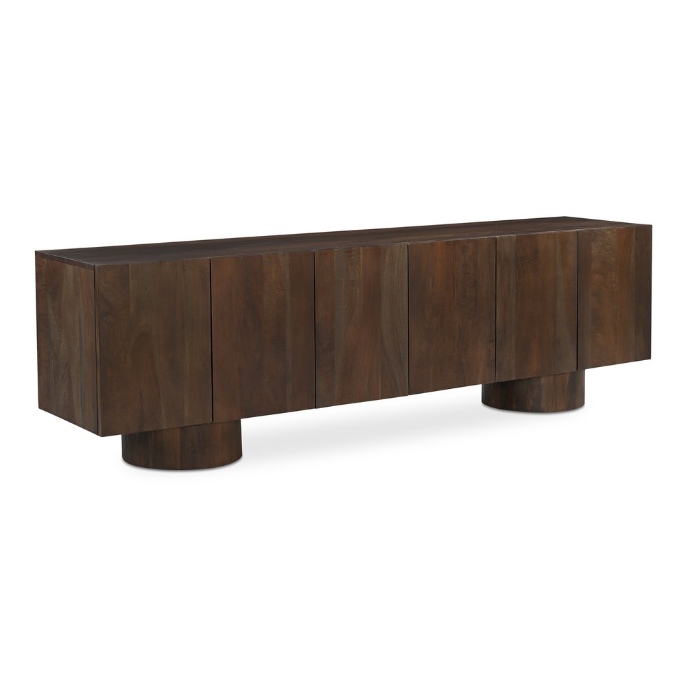 Moes Home - Hadley Media Unit Warm Brown - BB-1035-20 view 3