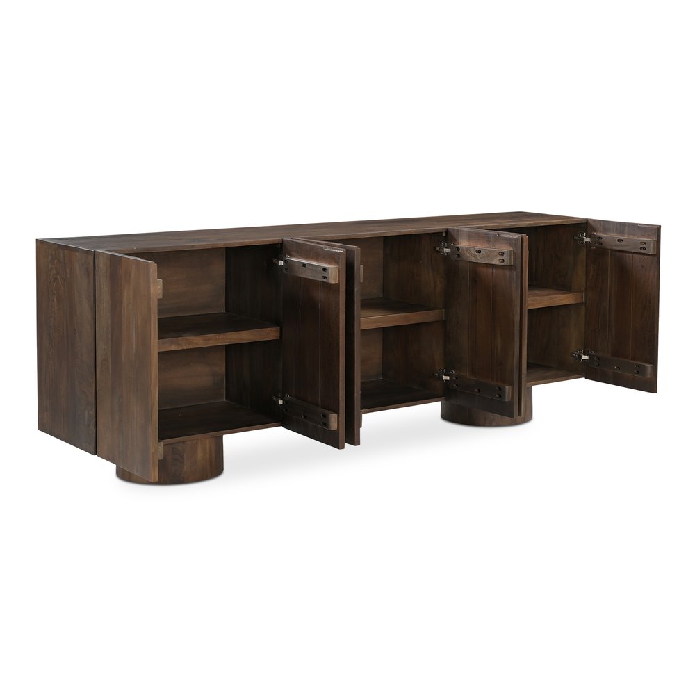 Moes Home - Hadley Sideboard Warm Brown - BB-1036-20 view 2