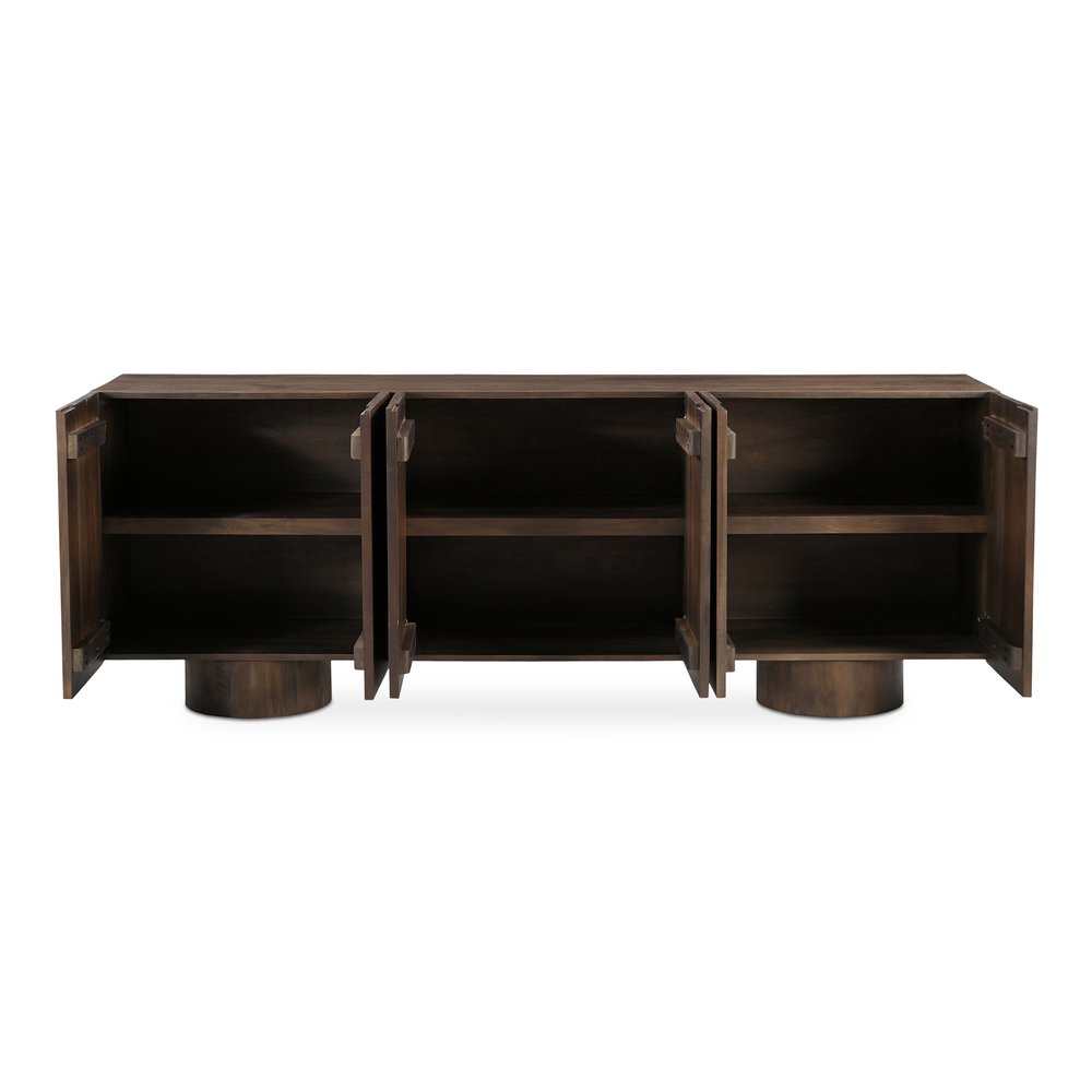 Moes Home - Hadley Sideboard Warm Brown - BB-1036-20 view 3