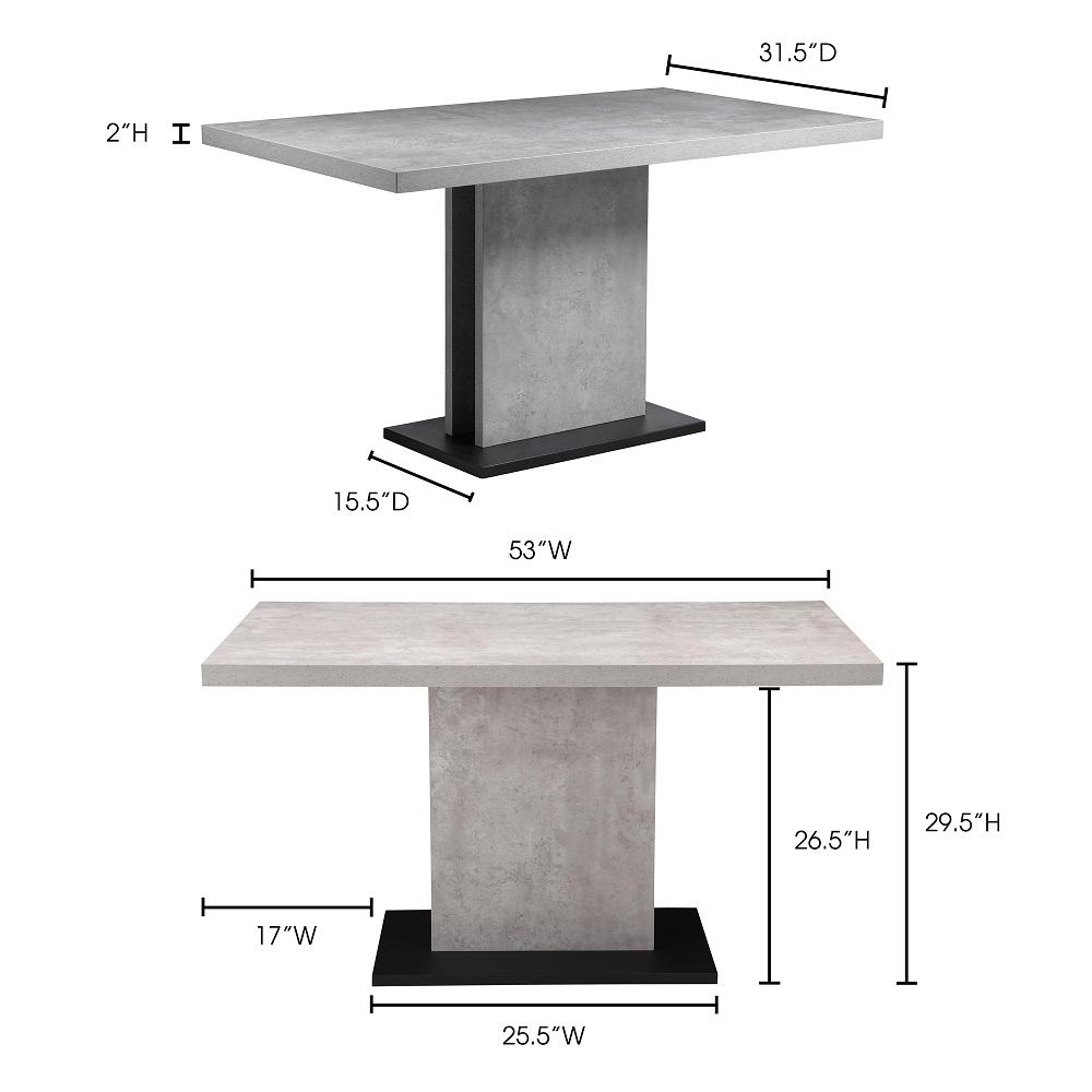Moes Home - Hanlon Dining Table - ER-2064-29-0 veiw 5