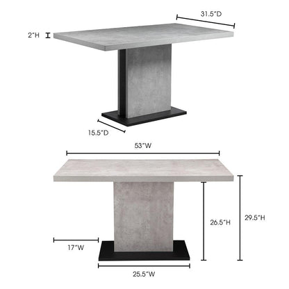 Moes Home - Hanlon Dining Table - ER-2064-29-0 veiw 5