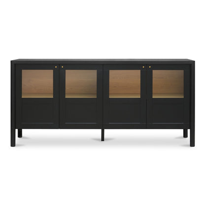 Moes Home - Hannah Sideboard Black - EM-1006-02 view 1