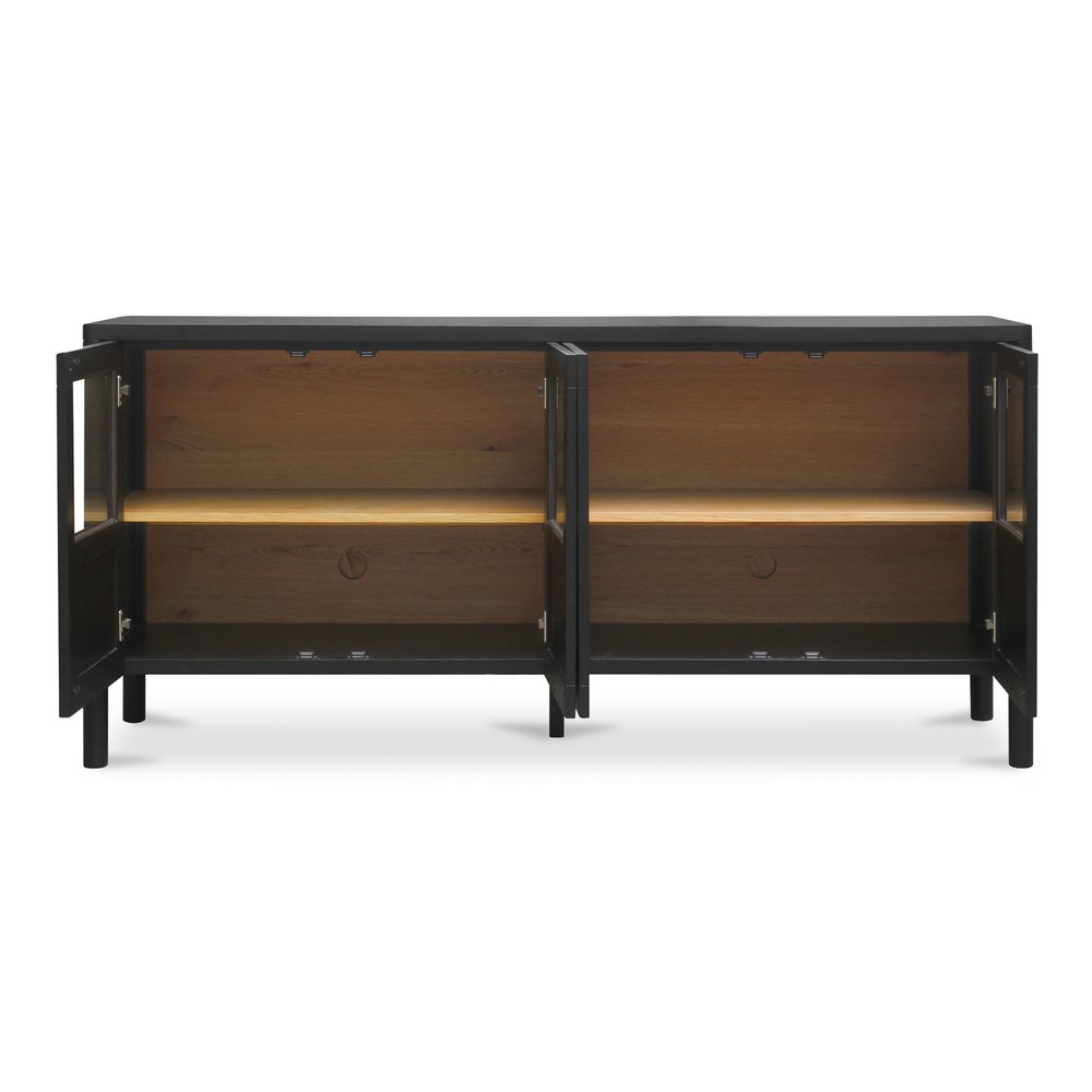 Moes Home - Hannah Sideboard Black - EM-1006-02 view 2