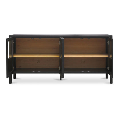 Moes Home - Hannah Sideboard Black - EM-1006-02 view 2