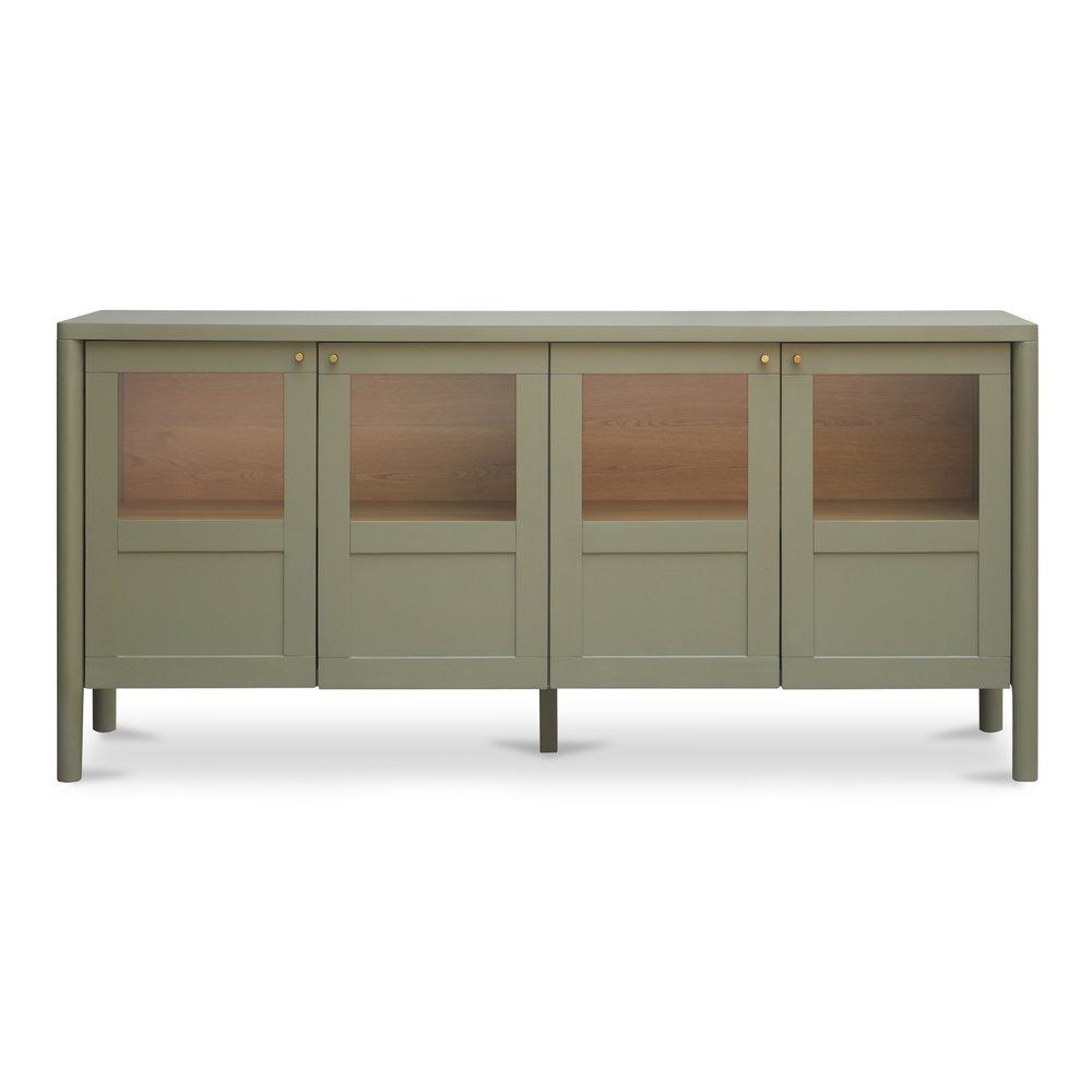 Moes Home - Hannah Sideboard Green - EM-1006-16 view 1