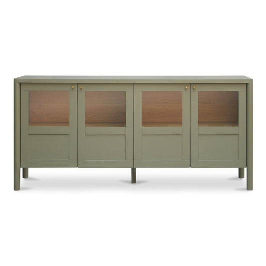 Moes Home - Hannah Sideboard Green - EM-1006-16 view 1