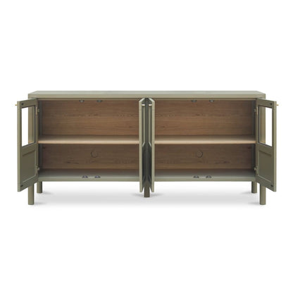 Moes Home - Hannah Sideboard Green - EM-1006-16 view 2