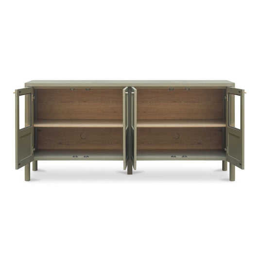 Moes Home - Hannah Sideboard Green - EM-1006-16 view 2