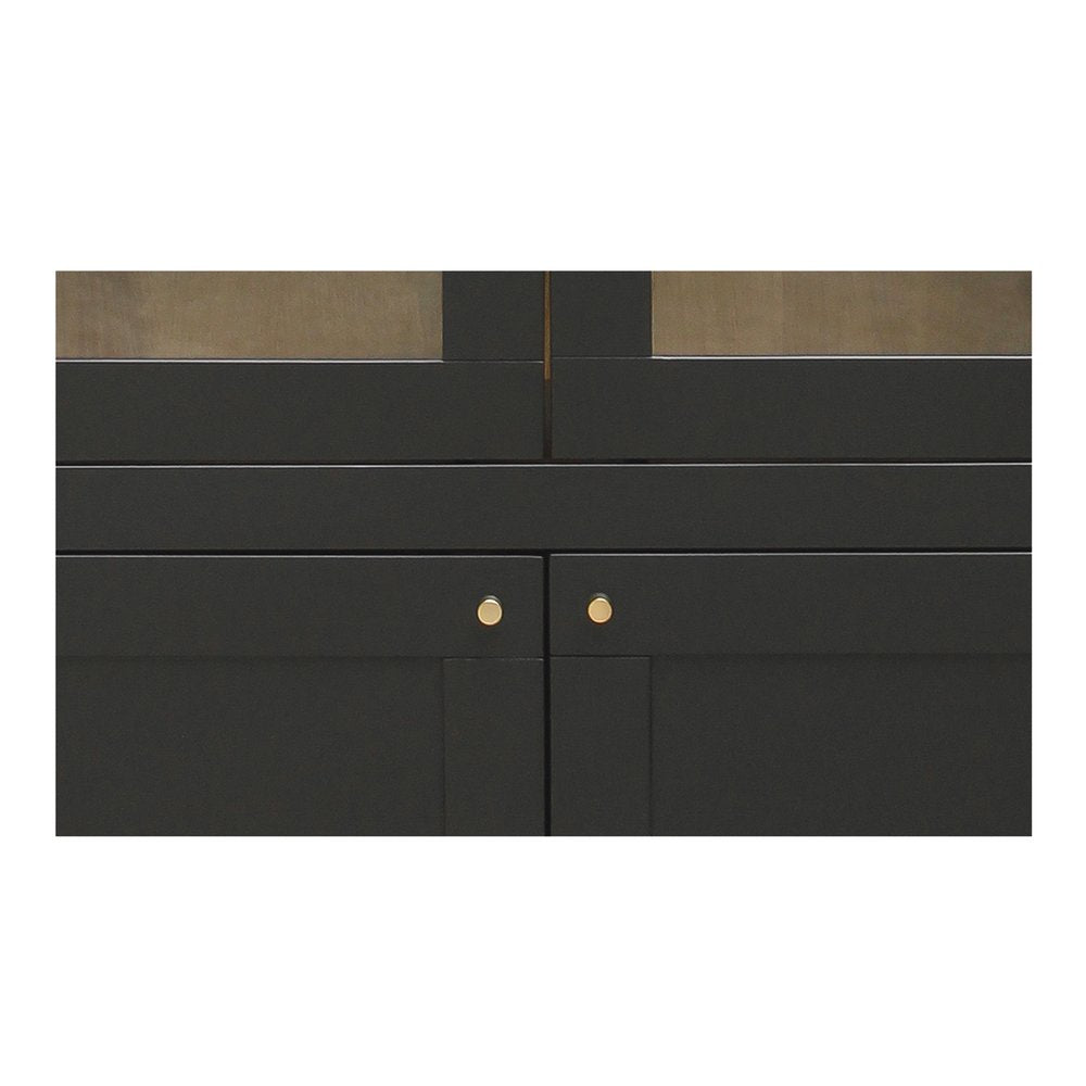Moes Home - Hannah Tall Cabinet Black - EM-1007-02 view 6