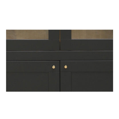 Moes Home - Hannah Tall Cabinet Black - EM-1007-02 view 6