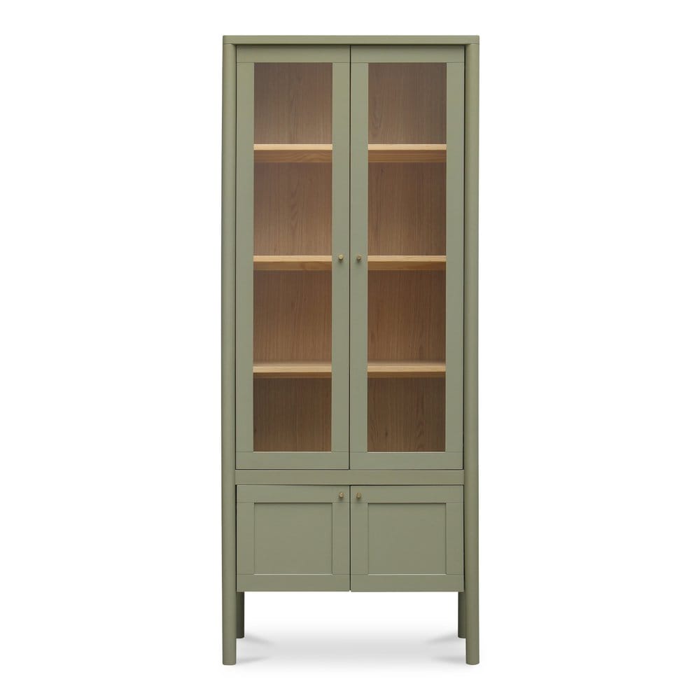 Moes Home - Hannah Tall Cabinet Green - EM-1007-16 view 1