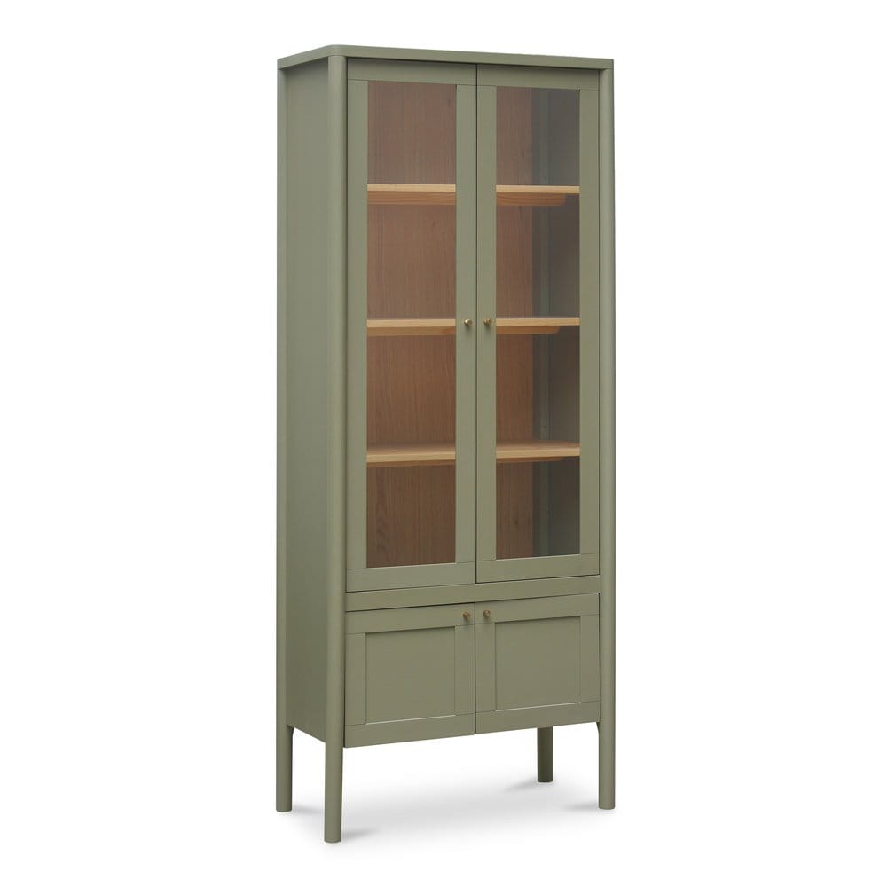 Moes Home - Hannah Tall Cabinet Green - EM-1007-16 view 3